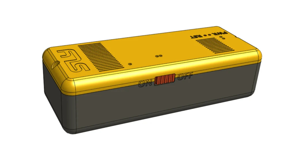 3D-printed enclosure for the GPS tracker